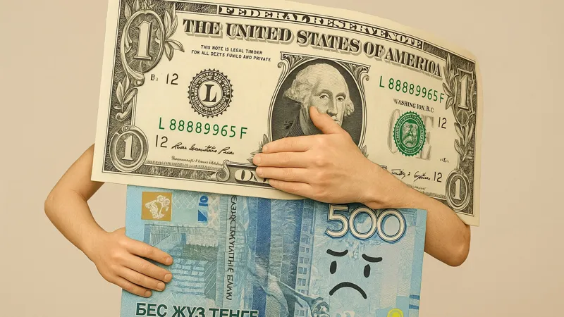 Доллар и тенге