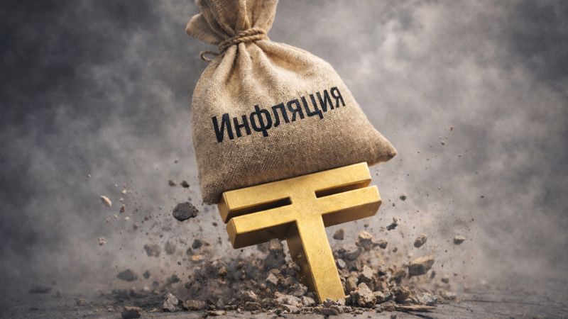 Инфляция давит на тенге