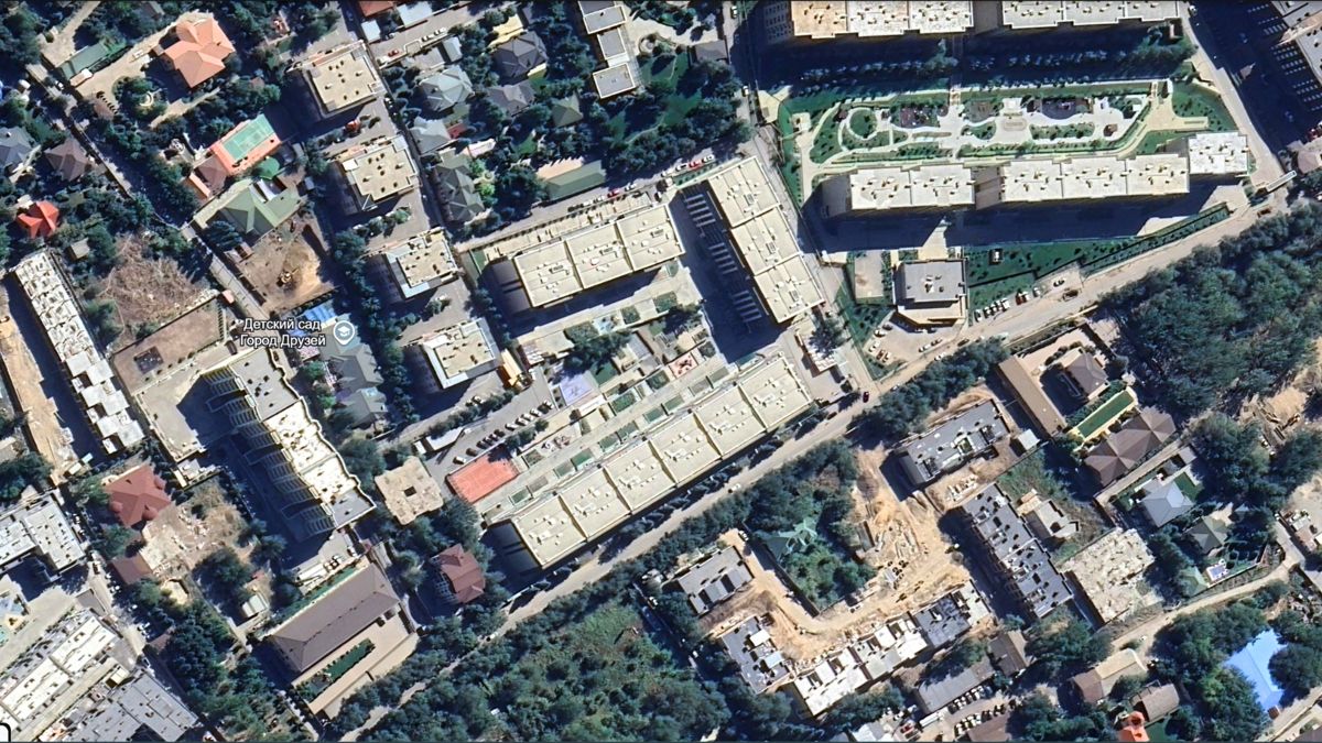 Снимок Google Earth ЖК Silver Hills