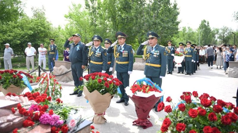 Память героев войны почтили в Алматинской области