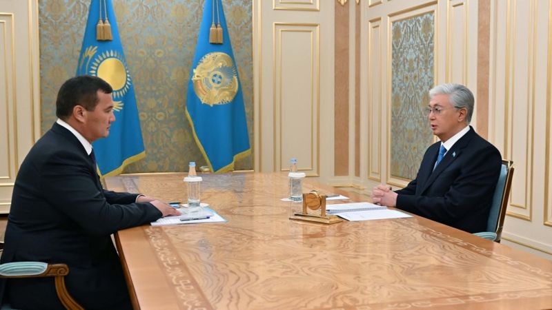 Токаев провёл встречу с Налибаевым