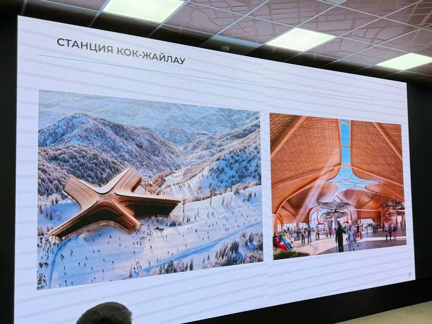 Эскиз станции на Кок-Жайляу