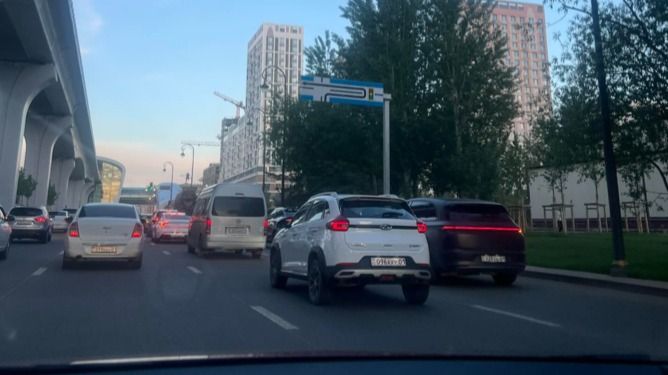 В полиции объяснили новый знак на одной из улиц в Астане
