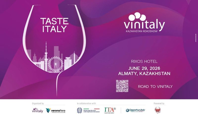 Vinitaly Kazakhstan Roadshow 2026 пройдёт в июне в Алматы