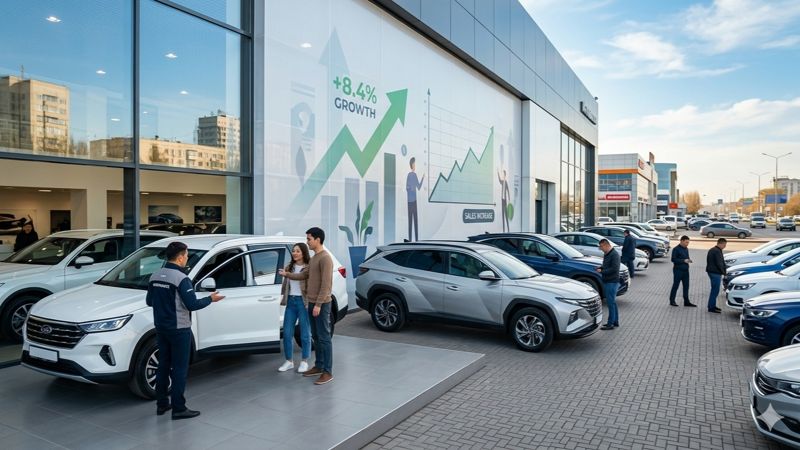В Казахстане оживился рынок продажи новых авто