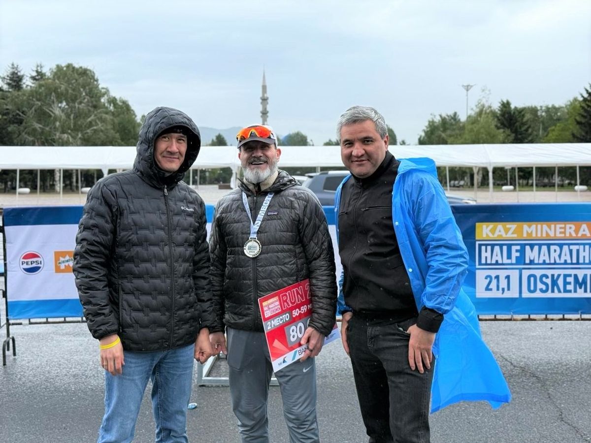 Йохен Бербнер на KAZ Minerals Oskemen Half Marathon