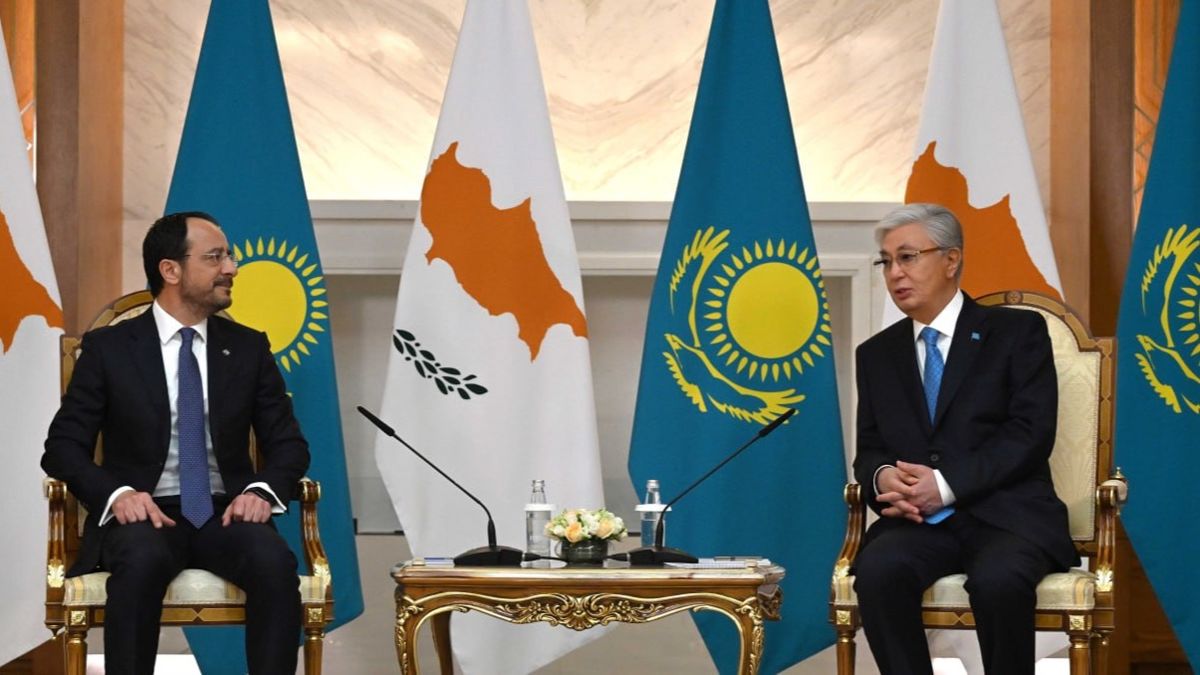 Президенты Кипра и Казахстана