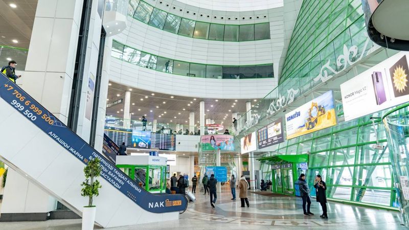 Аэропорт Астаны достиг прогнозируемого пассажиропотока на 5 лет раньше
