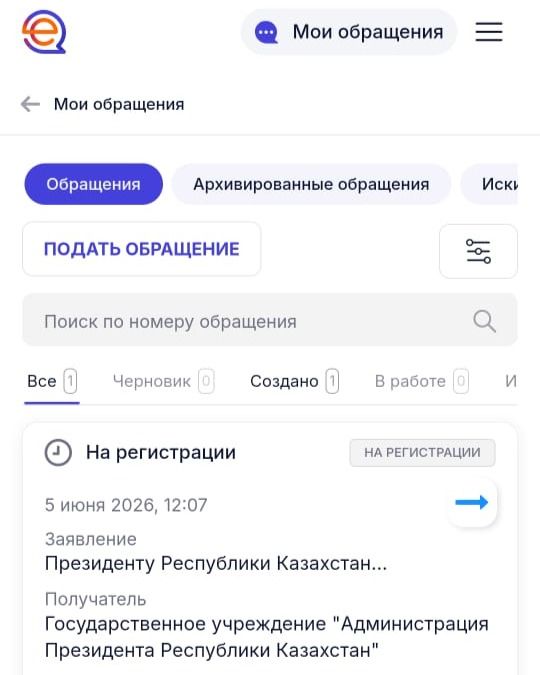 Дмитрий Харисов направил обращение в администрацию президента через E-Otinish и записал открытое видеообращение