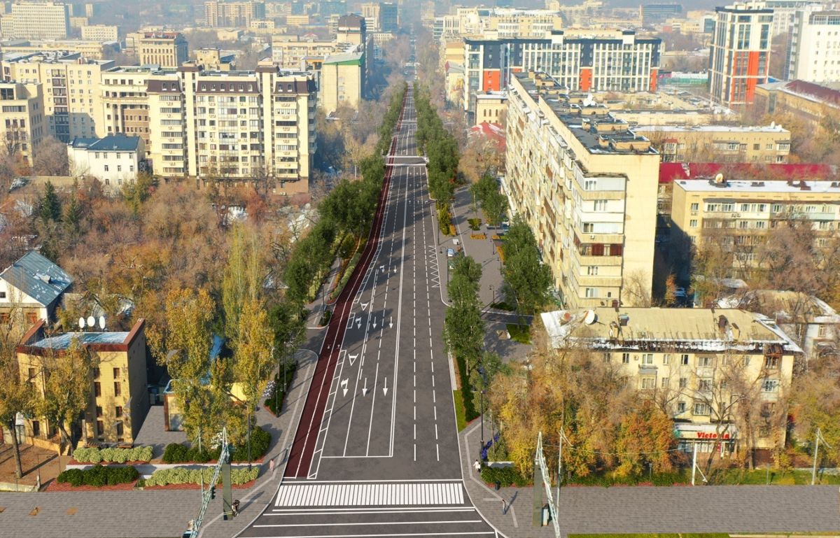 Визуализация обновления улицы Сейфуллина