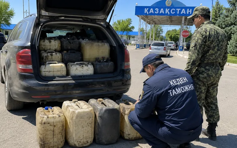 Из Казахстана 712 раз пытались вывезти бензин на 37 млрд тенге