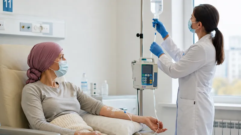 Пациент и врач в больнице