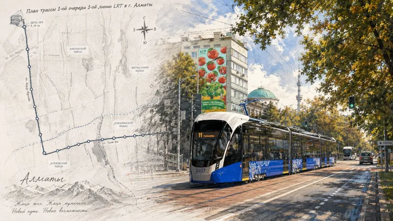 В Алматы прошли общественные слушания по проекту LRT
