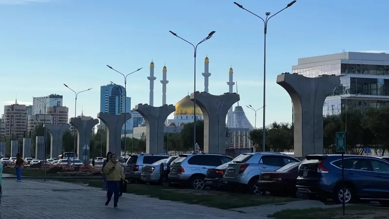 Улица Сыганак в Астане