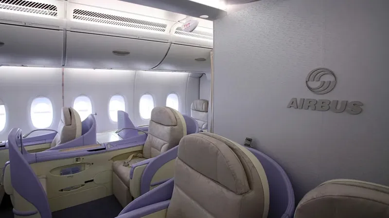 Салон первого класса в Airbus A380
