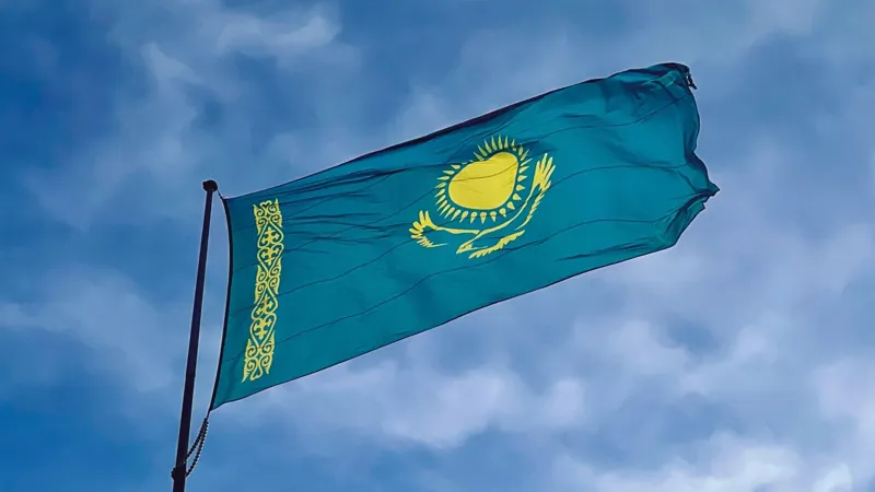 Флаг Казахстана