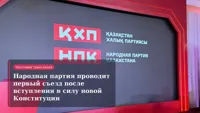 Народная партия проводит первый съезд после вступления в силу новой Конституции