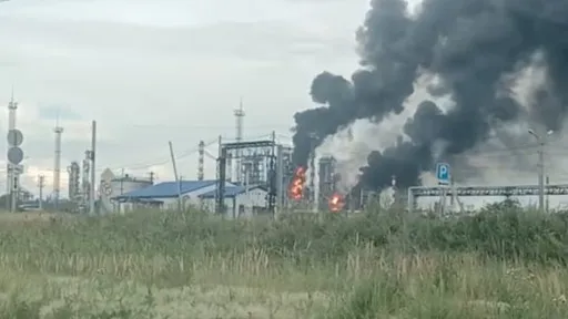 Пожар на Омском НПЗ