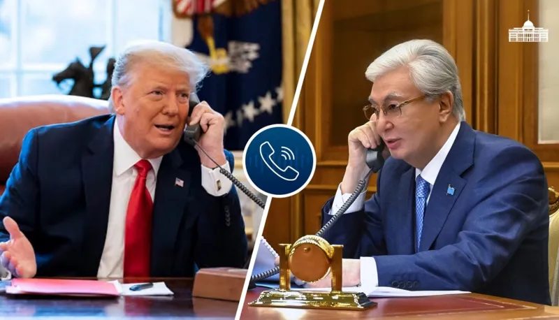 Касым-Жомарт Токаев и Дональд Трамп