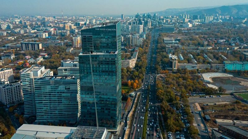 Панорама Алматы