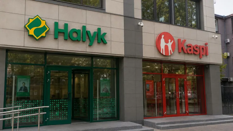 Отделения Halyk и Kaspi