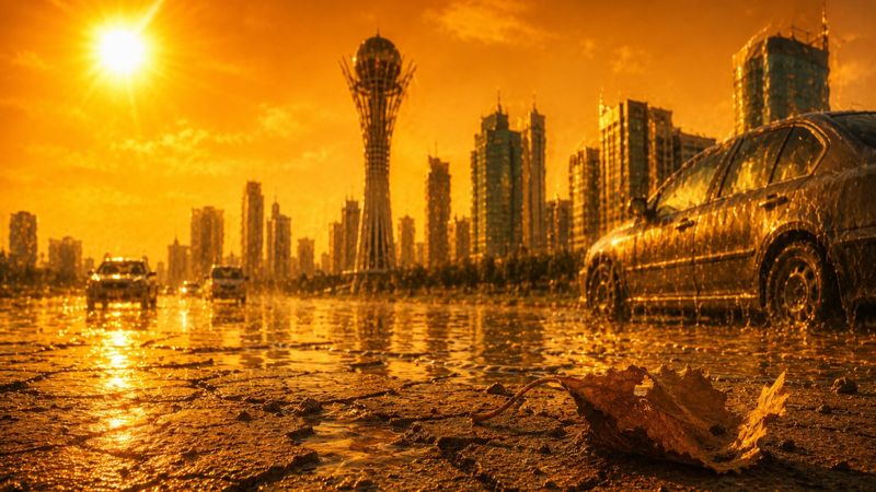 Адская жара до +48 и грозы с градом: погода устроит Казахстану нешуточное испытание