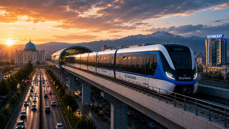 Вместо LRT в Шымкенте могут построить Sky Train: акимат уже обсудил проект с инвесторами
