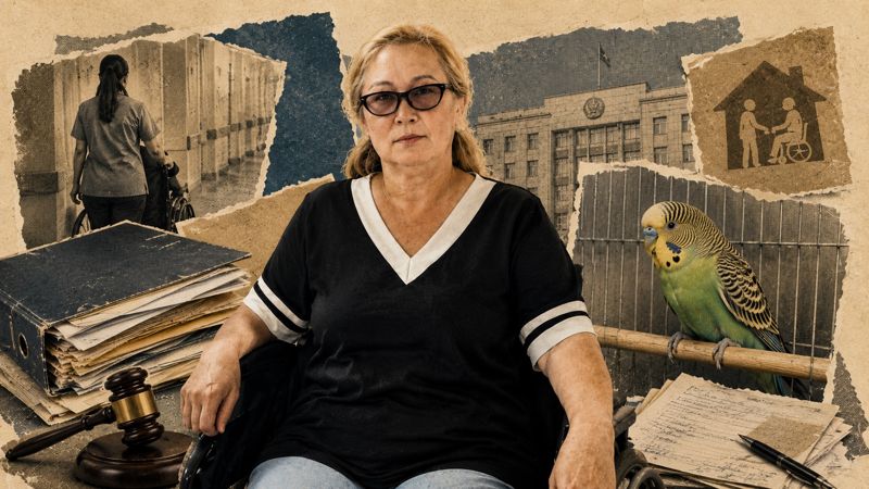 Попугай вместо хозяйки: активистка Галия Тобатаева пытается вернуть надомные соцуслуги