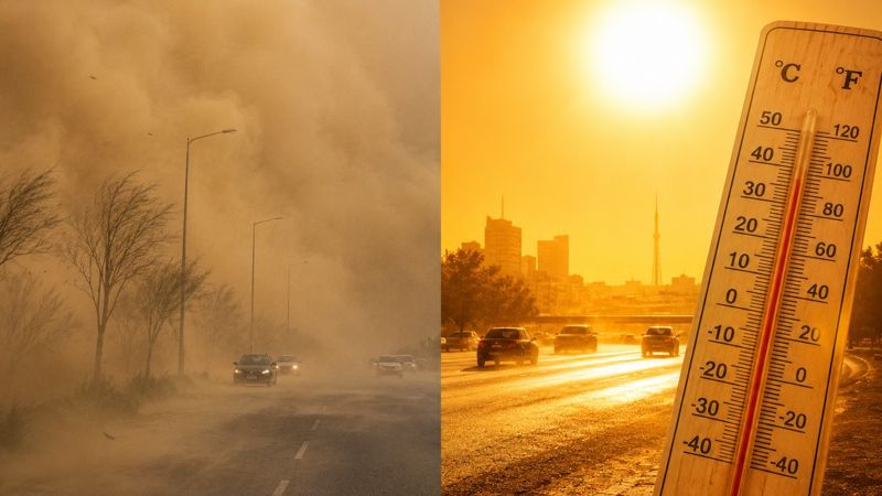 Жара до +44, грозы и пыльные бури: какой будет погода в Казахстане 24 и 25 июля