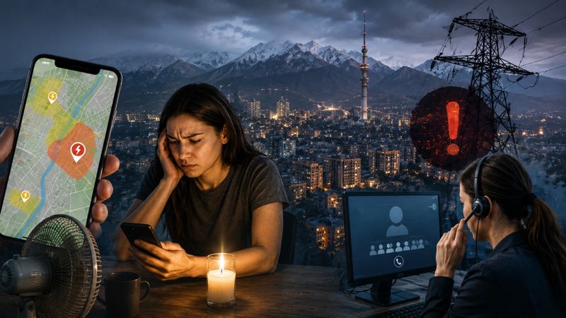 Отключился свет – информации нет: почему система оповещения в Алматы не справляется