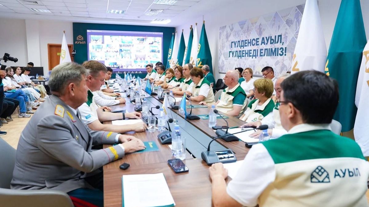 Заседание партии "Ауыл"