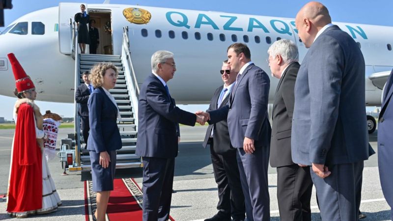 Токаев прибыл в Омск