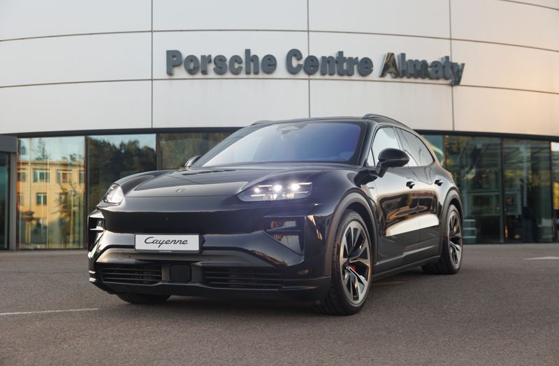 Первый полностью электрический Porsche Cayenne вышел на рынок Казахстана