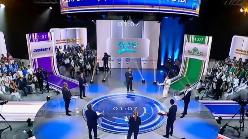 Дебаты на телеканале Qazaqstan
