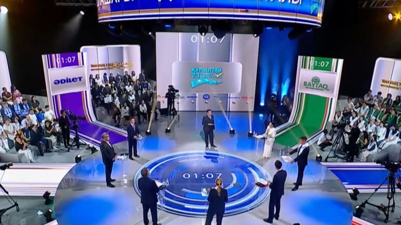 Дебаты на телеканале Qazaqstan