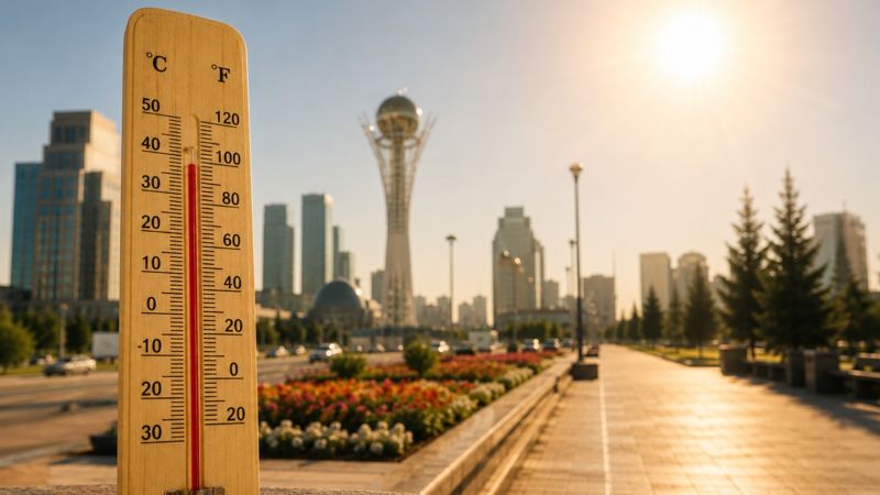 Самый жаркий июнь за 49 лет: Казахстан бьёт температурные рекорды