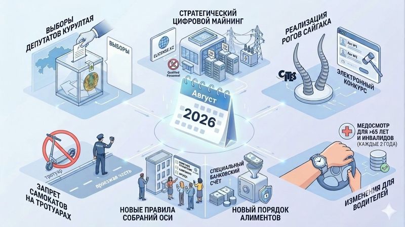 Изменения в августе
