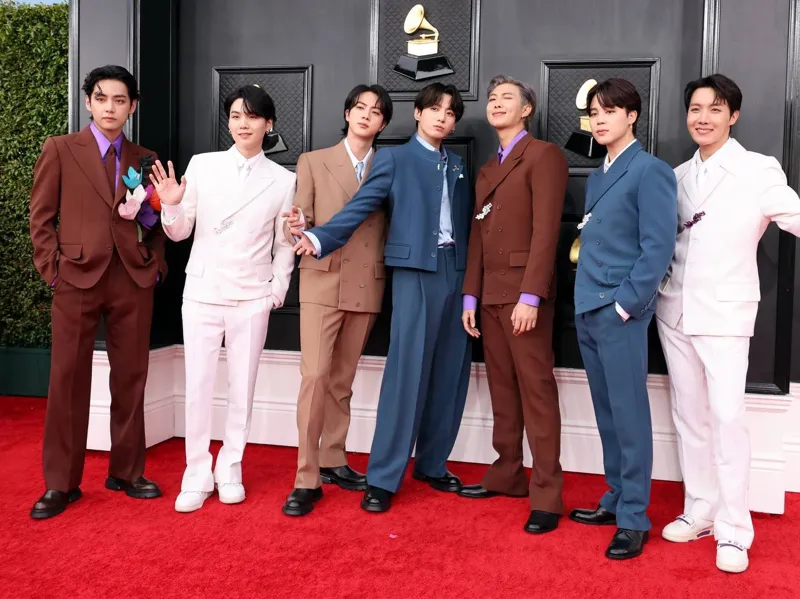 Бойзбенд BTS на Grammy-2022