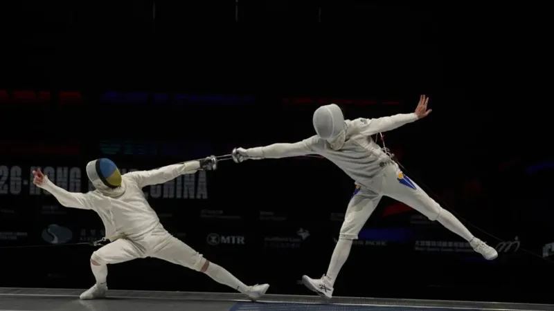Фехтовальщики на чемпионате мира