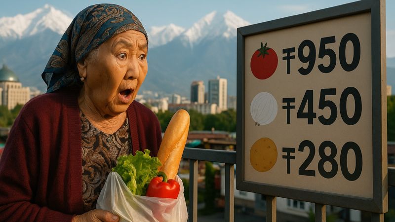 В Казахстане впервые с начала года зафиксировали дефляцию на продукты – всего 0,3%