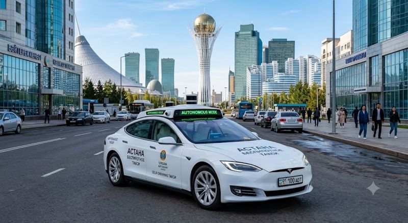 Транспорт с автопилотом протестируют в Астане, Алматы и Косшы