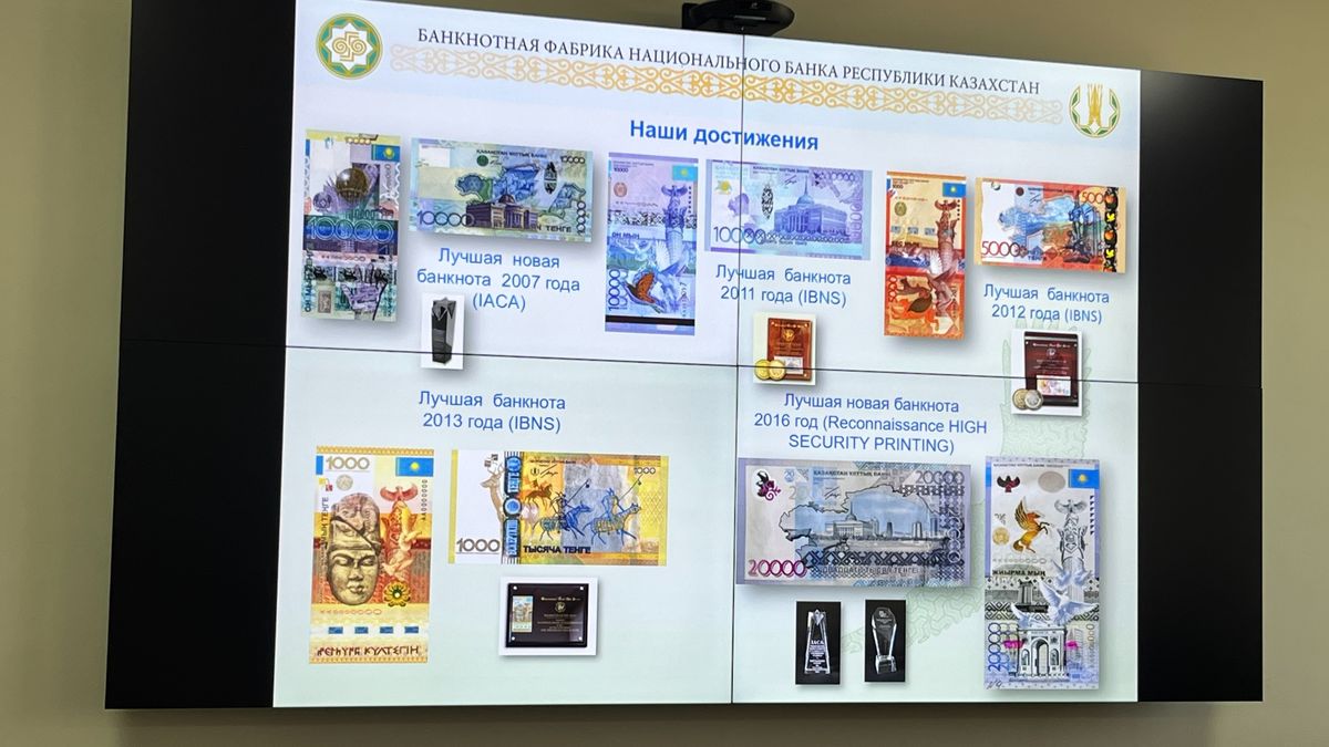 Награды казахстанских банкнот