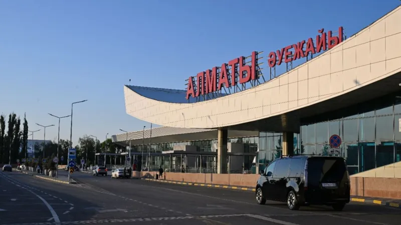 Терминал внутренних рейсов аэропорта Алматы