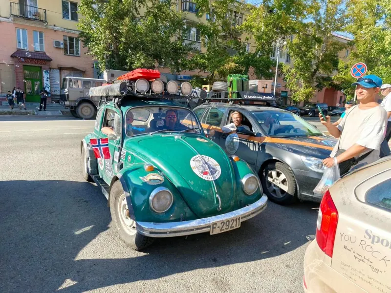 В областном центре завершился международное автопутишествие Mongol Rally