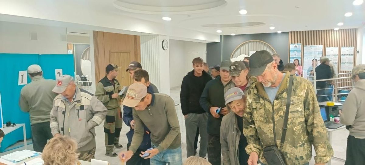 Голосование в Карагандинской области