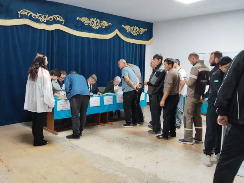 Голосование в Карагандинской области