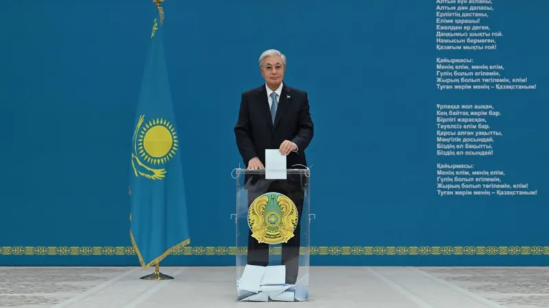 Президент на избирательном участке