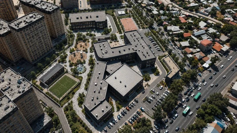 Панорама Baiterek Science & Technology Schoo