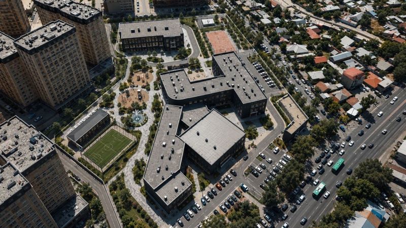 Панорама Baiterek Science & Technology Schoo