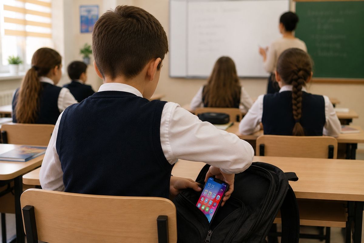 За телефон на уроке могут оштрафовать родителей: как будет работать запрет в школах Казахстана